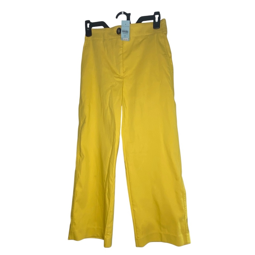 Ann Taylor Sunny Yellow Ankle‎ Pants